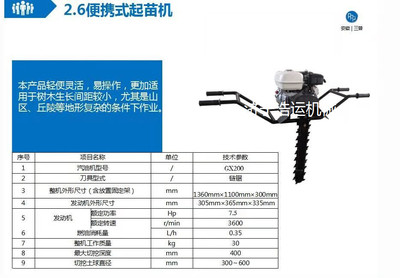 優(yōu)質(zhì)耐用大馬力汽油合金鏈條式挖樹(shù)機(jī) 果樹(shù)綠化樹(shù)種植移栽的得力助手